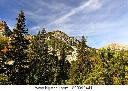 Alpine landscape in National Park Retezat, Romania, Europe