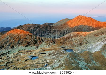 Alpine landscape in National Park Retezat, Romania, Europe