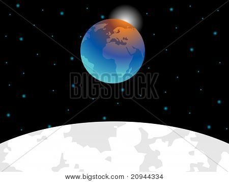 composizione astratta sfondo, illustrazione vettoriale