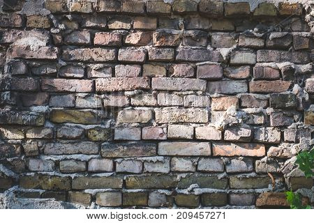 old brick wall texture - brick stone background