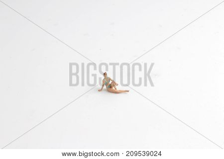 Fun Of Tiny Toy  In Swimming Costume