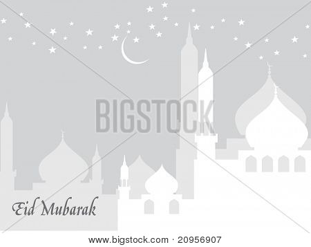 ภาพประกอบสวยงามนามธรรมสำหรับ eid