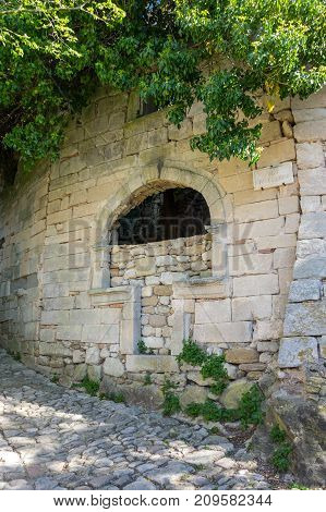 Street of town Oppede-le-Vieux in Provence France