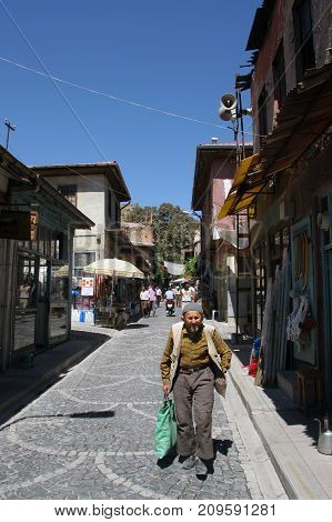 Beypazari, Turkey - July 31, 2008; Old Ottoman town Beypazari in Ankara, Turkey