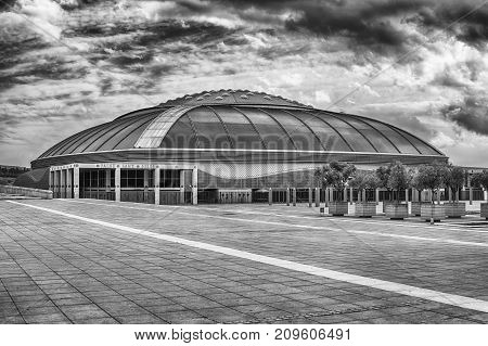 Palau Sant Jordi, Sporting Arena Of Montjuic, Barcelona, Catalonia, Spain