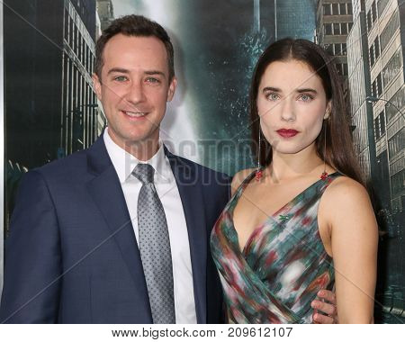 LOS ANGELES - OCT 16:  Billy Slaughter, Alix Angelis at the Geostorm Premiere at the TCL Chinese Theater IMAX on October 16, 2017 in Los Angeles, CA
