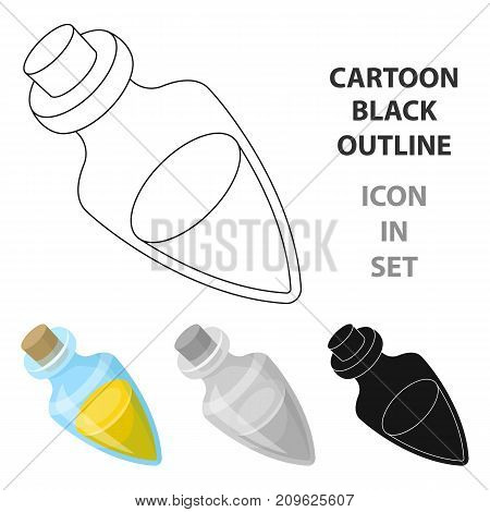 Vessel with olive oil.Olives single icon in cartoon style vector symbol stock illustration .