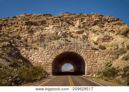 Stone Arch Entrance to Big Bend National Park Rio Grande Section