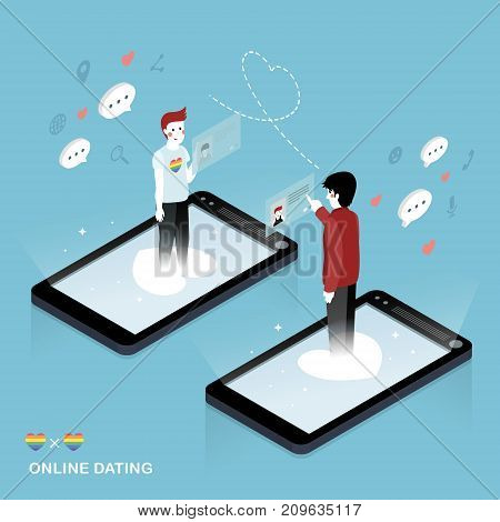 Online Dating Concept