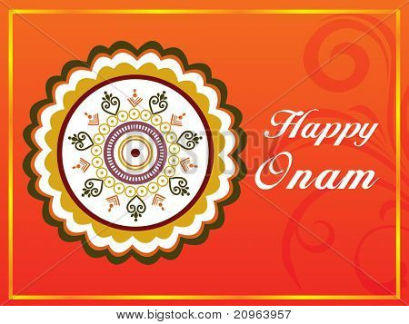 hermosa ilustración para feliz onam, Fondo de pantalla de onam