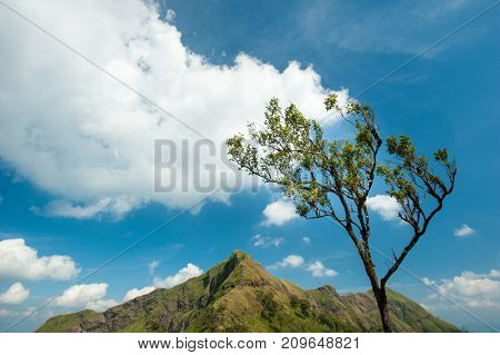 travel & hiking at Khao Chang Puak - Thong Pha Phum National Park's highest peak Kanchanaburi in Thailand