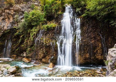 Kapuzbasi waterfall, Kayseri province, Turkey