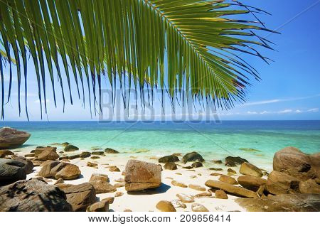 Summer beach view at Lang tengah island, Terengganu, Malaysia