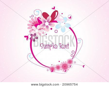 illustration vectorielle de fond abstrait amour