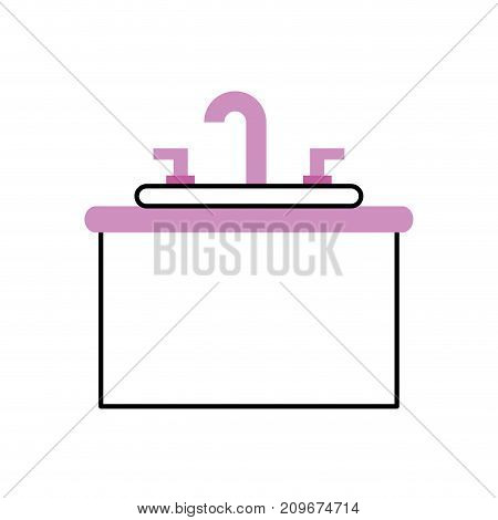 bathroom interior with sink vanity cabinet furniture