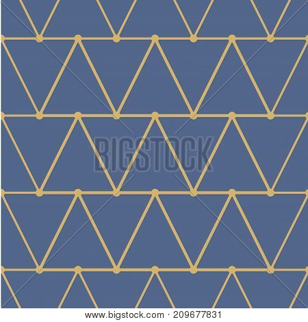 Vector seamless pattern with triangles. Modern stylish texture. Repeating geometric tiles. Hipster simple design with geometric shapes