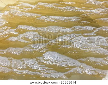 It's a natural mineral. it's barite and rough texture. founed in part of china. It's selective focus.