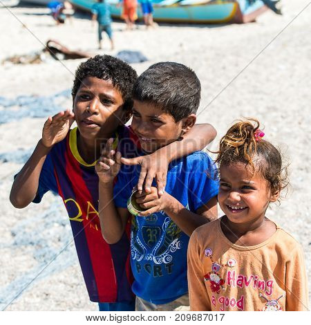 People On Sokotra, Yemen