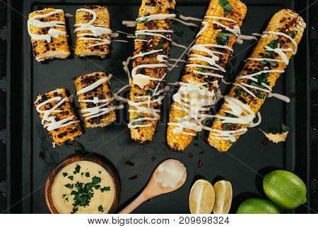 Grilled Corn With Maionese