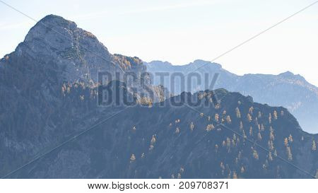 Autumn Hike To Grosser Priel Mountain