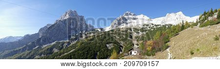 Autumn Hike To Grosser Priel Mountain