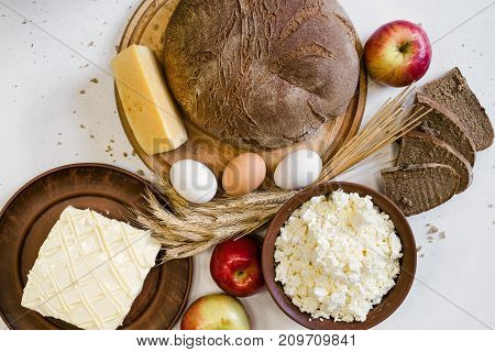 Serving culinary calcium kitchen countryside handmade farming food eco background