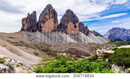 The Tre Cime di Lavaredo (Italian for 