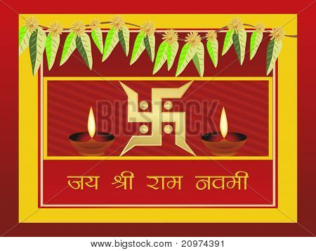 abstrakt ramanavami baggrund, vektor illustration
