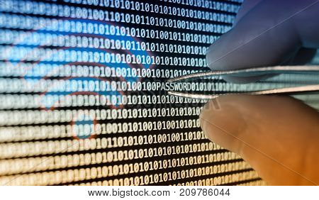 Binary code Men in the Middle WPA2 wireless Attack 2017 exploit