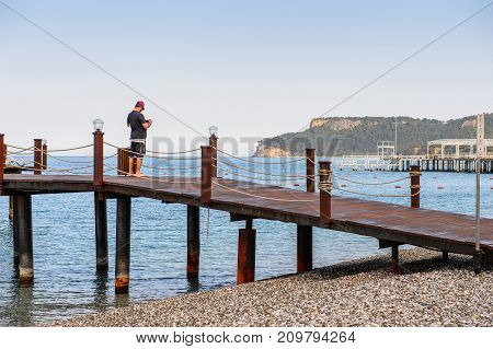 Coast Of The Mediterranean Sea