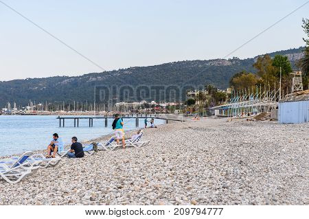 Coast Of The Mediterranean Sea