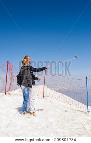 People On The Tahtali Mountain