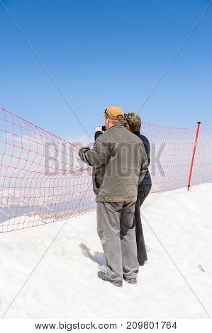 People On The Tahtali Mountain