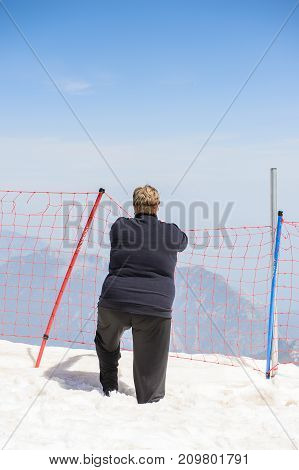 People On The Tahtali Mountain