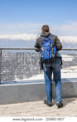 People On The Tahtali Mountain