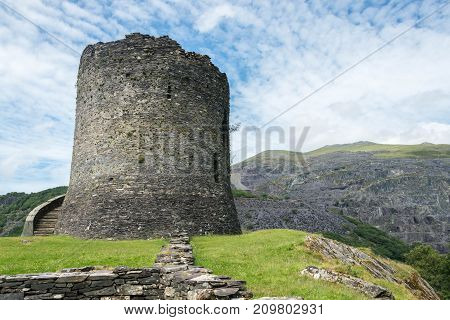 Dolbadarn Castle a 13th century castle in Llanberis North Wales Wales