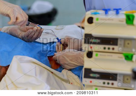 Introduction Of A Medicine Patient During Surgery