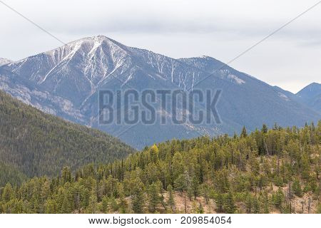 View from atop Mt. Swansea near Invermere BC.