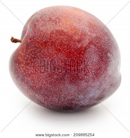 Blommer the finest Dansih plum isolated over white background