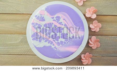 Mousse Cake With Mirror Glaze