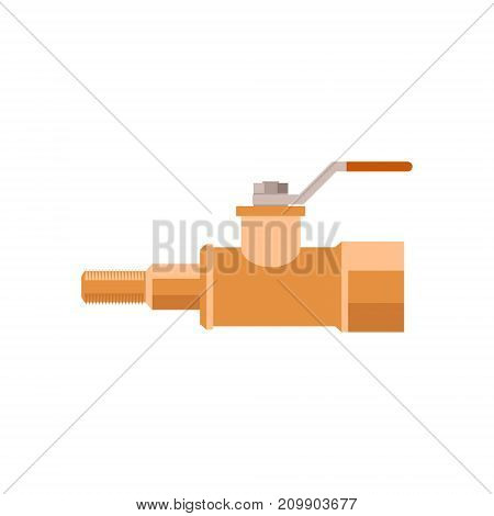 Vector petcock picture of a flat design.