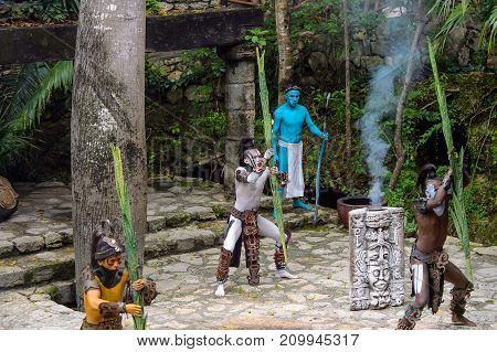 Mayan People In Mexico