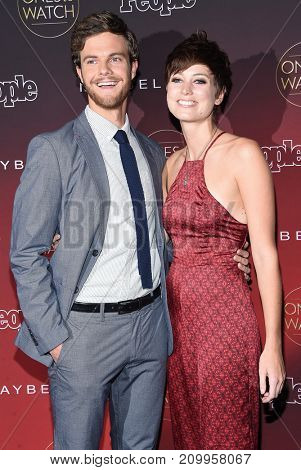 LOS ANGELES - OCT 04:  Jack Quaid and Elizabeth McGroder arrives for the People's 'One's To Watch' Event on October 4, 2017 in Hollywood, CA