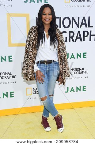 LOS ANGELES - OCT 09:  Garcelle Beauvais arrives for the 'Jane' Los Angeles Premiere on October  9, 2017 in Hollywood, CA                