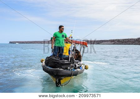 Baltra Island Of Galapagos Islands