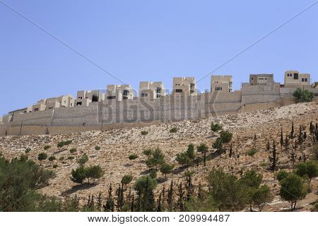 The Israeli settlements in the West Bank