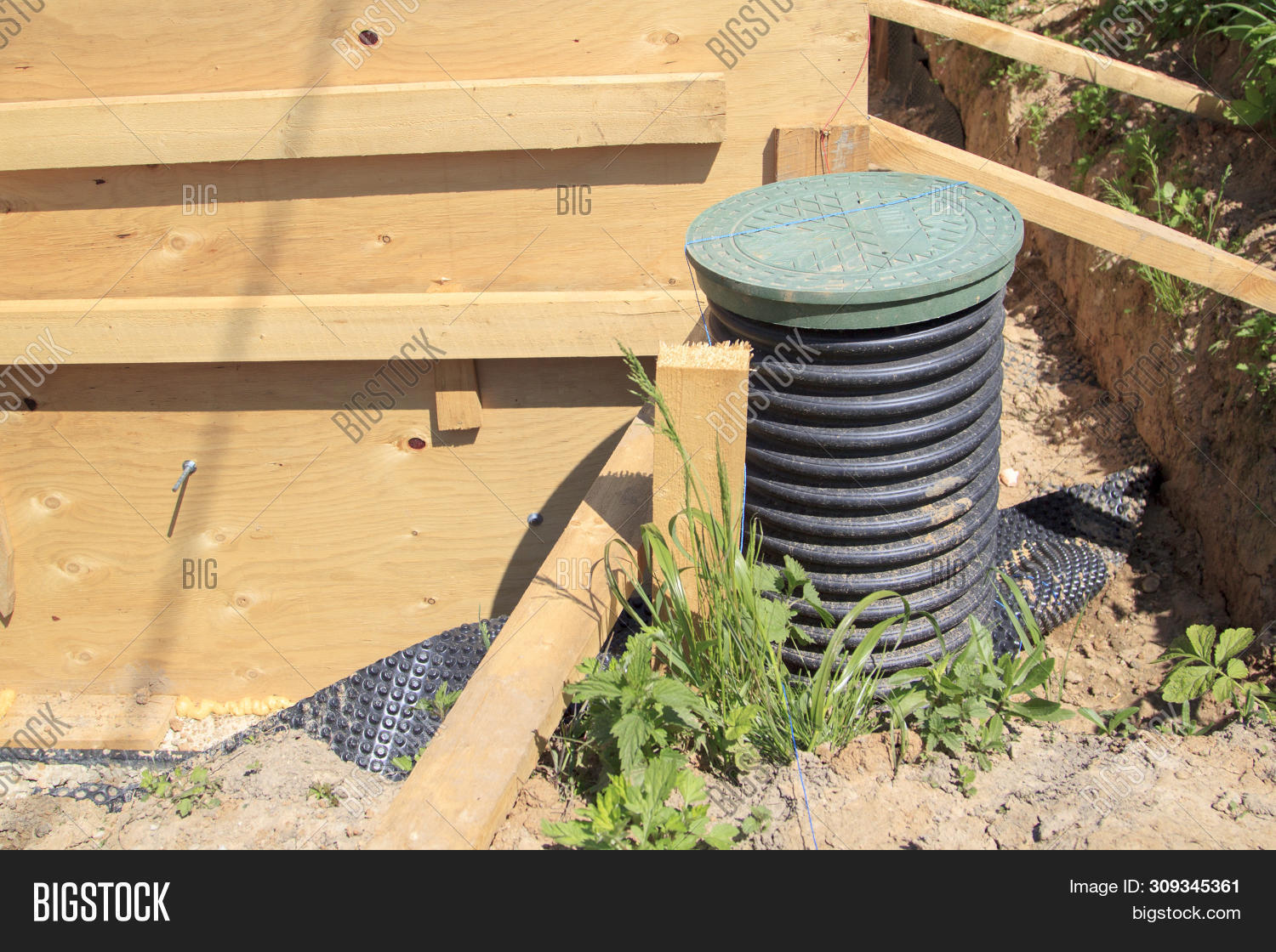 Inspection Well Trench Image & Photo (Free Trial) | Bigstock