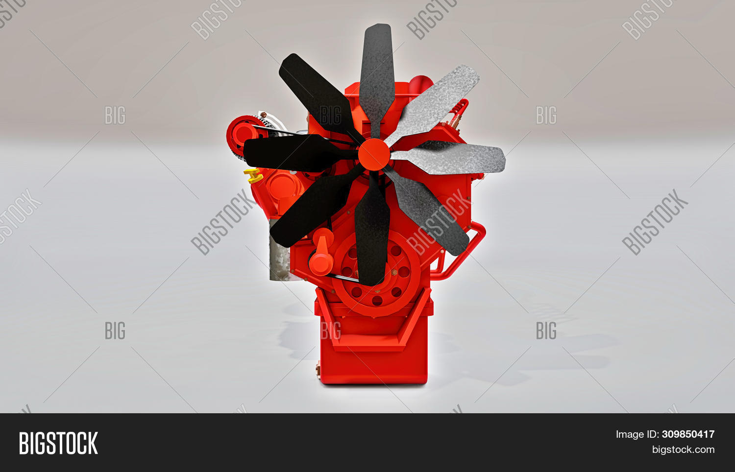 Big Diesel Engine Image & Photo (Free Trial) Bigstock