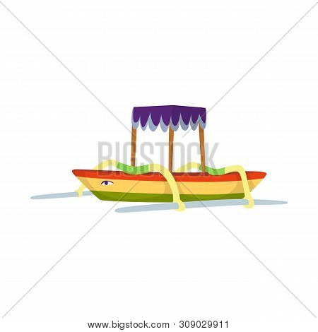 Isolated Object Of Boat And Sail Sign. Set Of Boat And Ocean Stock Vector Illustration.