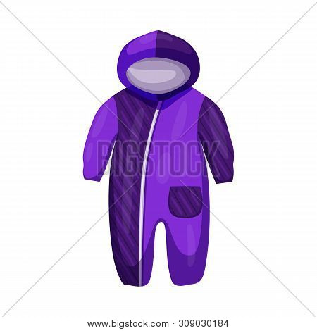 Vector Illustration Of Rompers And Clothing Icon. Collection Of Rompers And Infant Stock Symbol For 